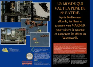 Waterworld (Europe) box cover back